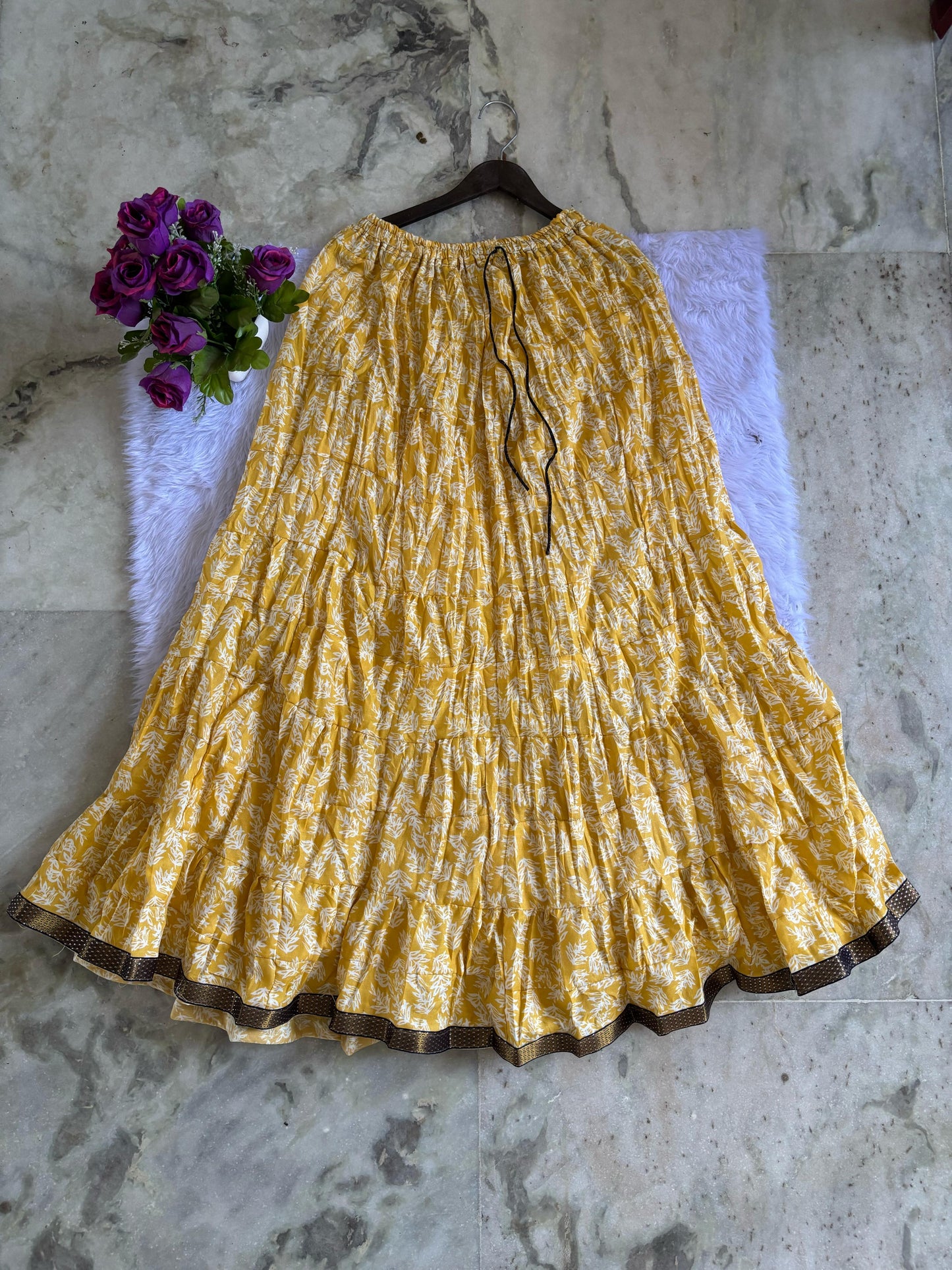 Any 5 Clothy N Wave Women's COTTON Printed Flared Skirt