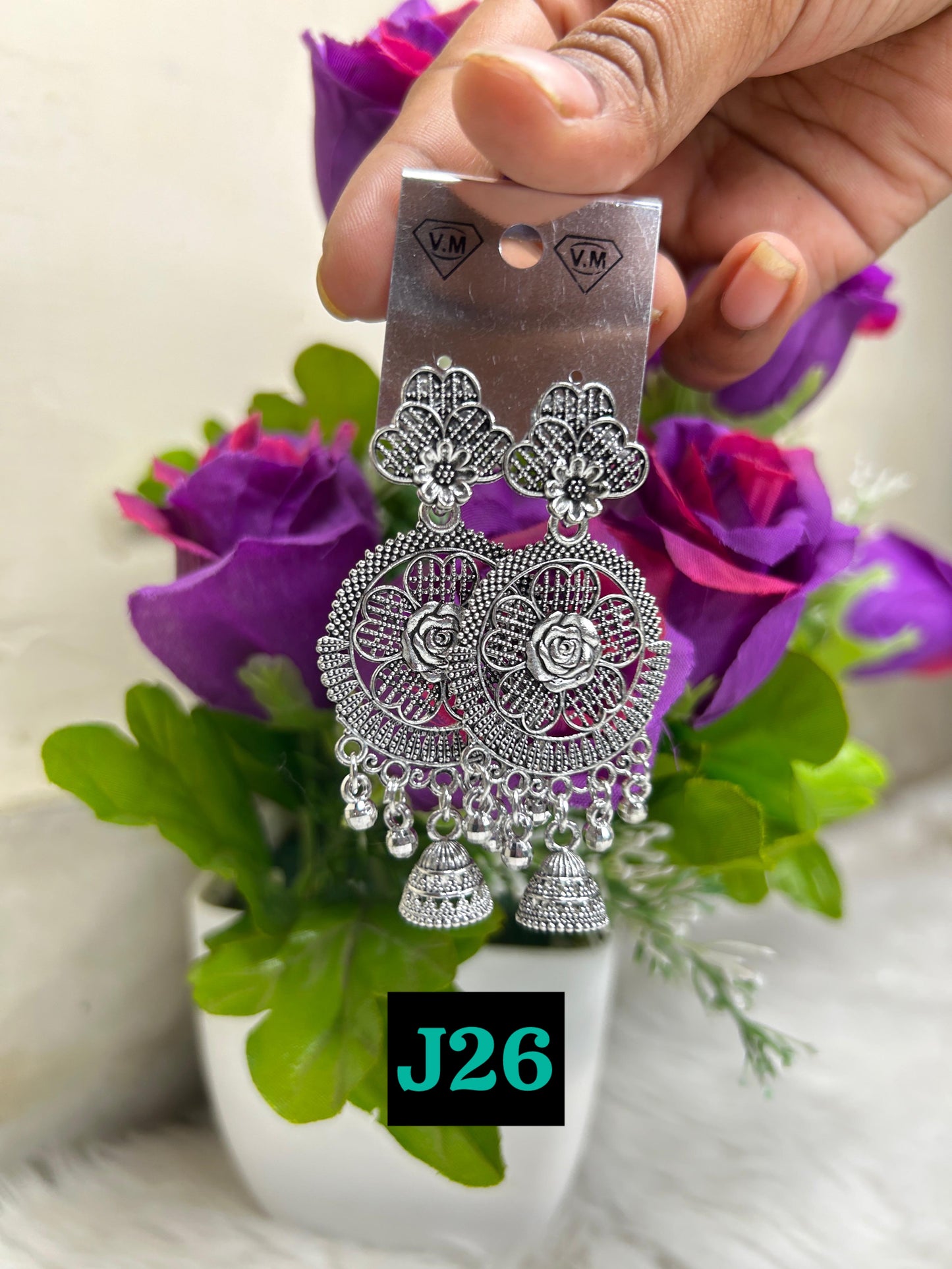 Shahi Combo of 15 Designer Jhumkas
