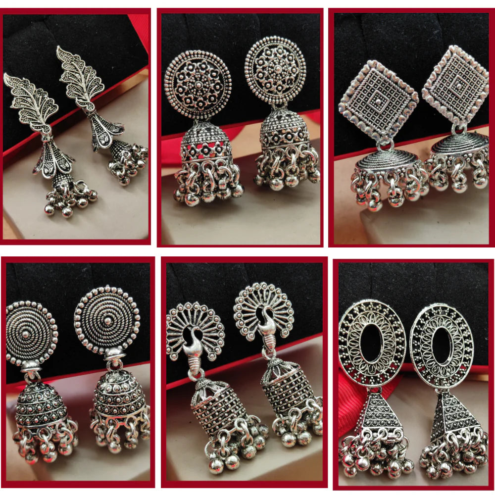 Set of 6 Earrings Combo