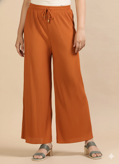 5 Popcorn palazzo pants