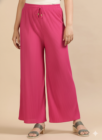 5 Popcorn palazzo pants
