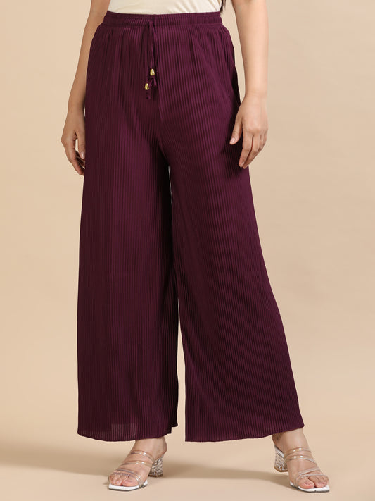 5 Popcorn palazzo pants