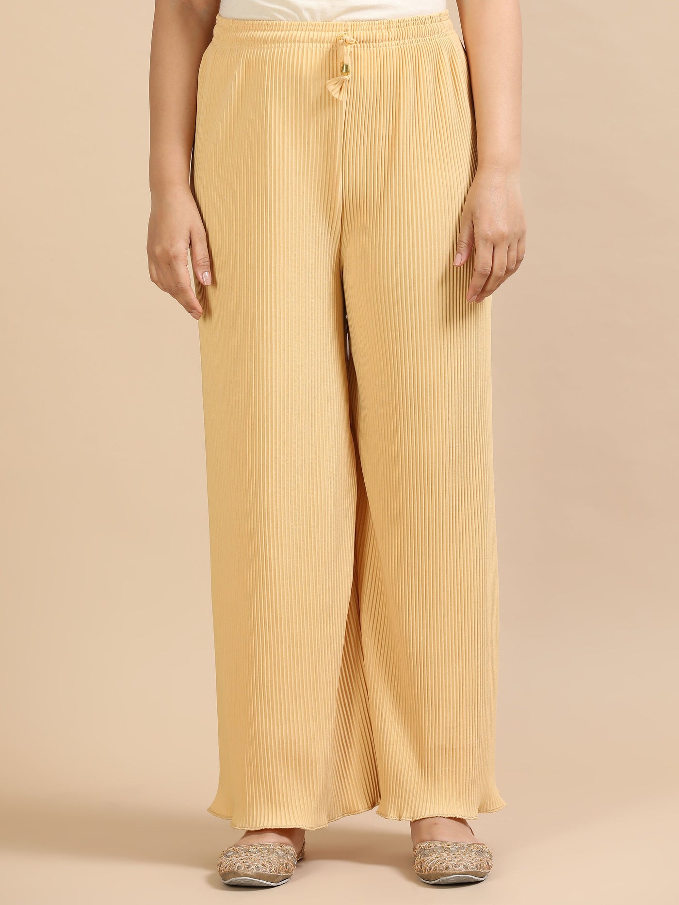 5 Popcorn palazzo pants