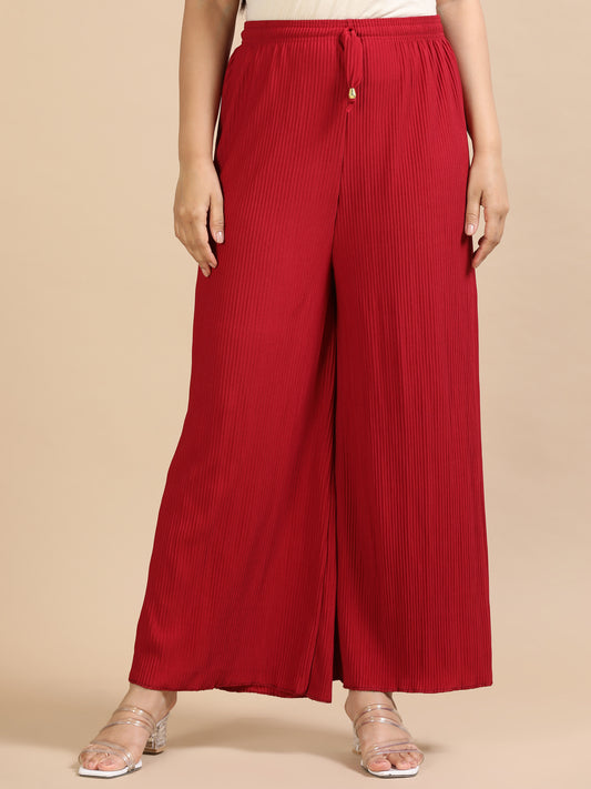 5 Popcorn palazzo pants