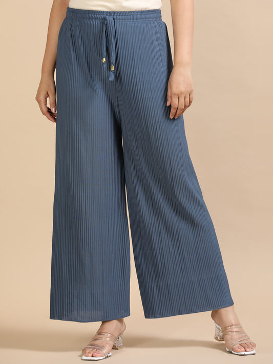 5 Popcorn palazzo pants