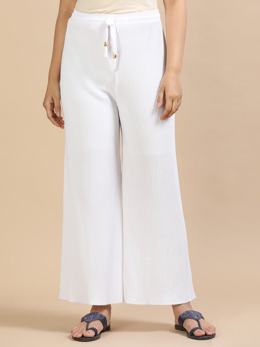 5 Popcorn palazzo pants
