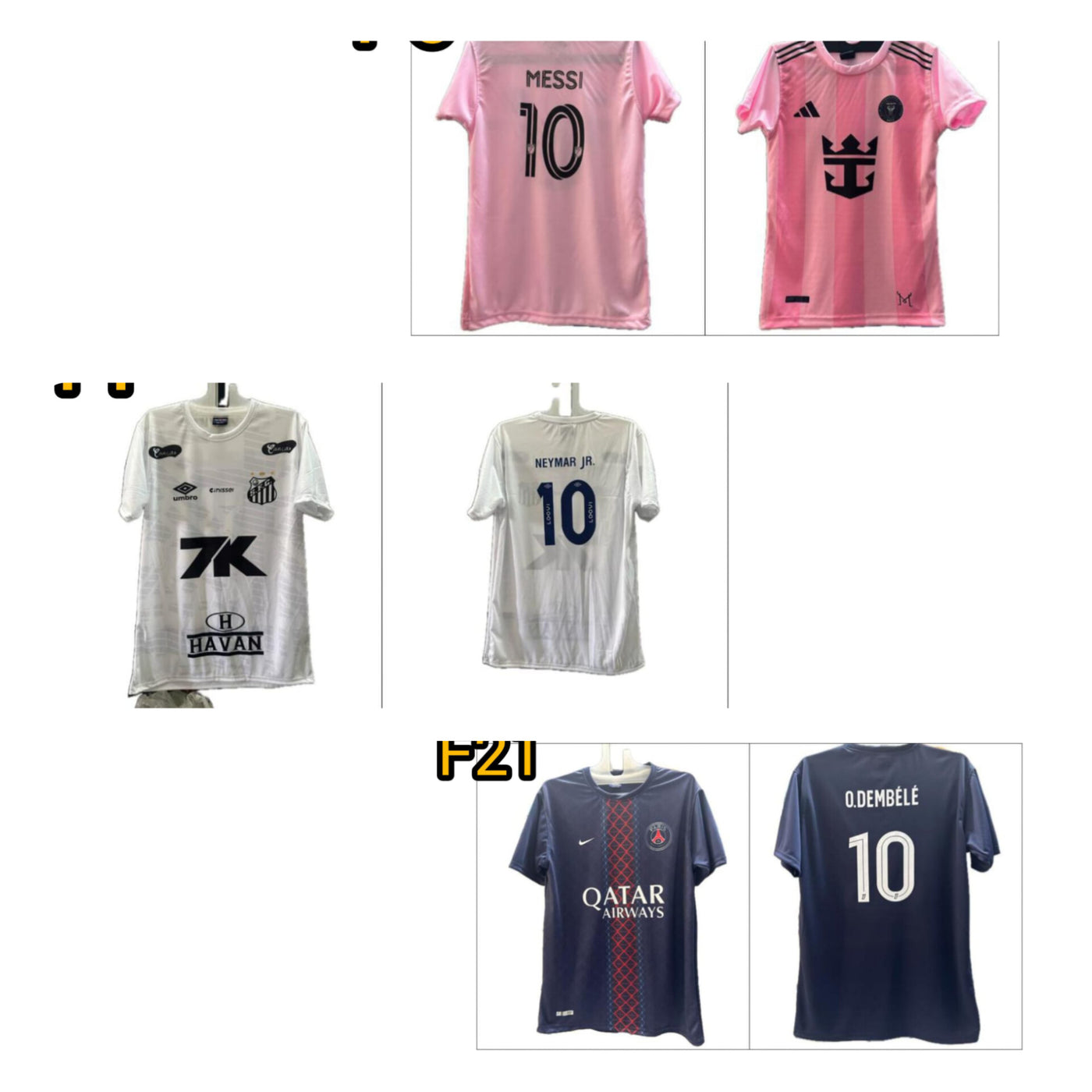 3 Football jersey