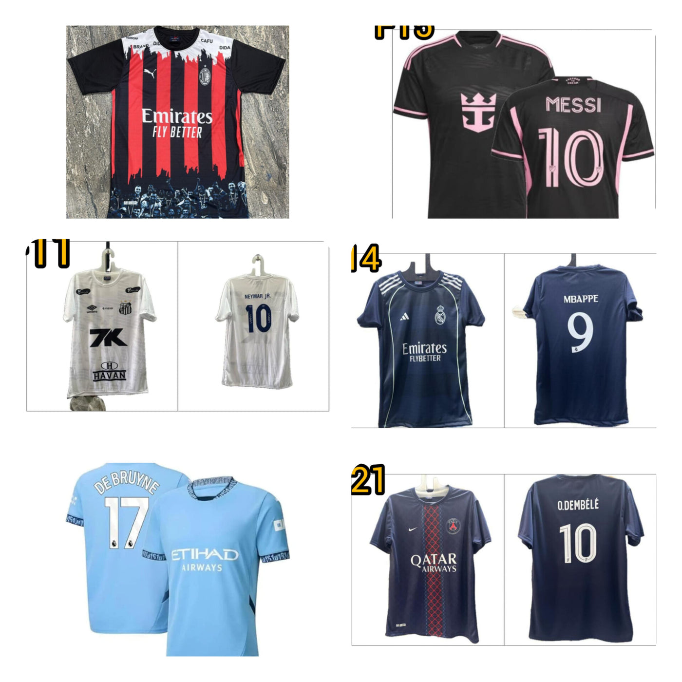 6 Football jersey
