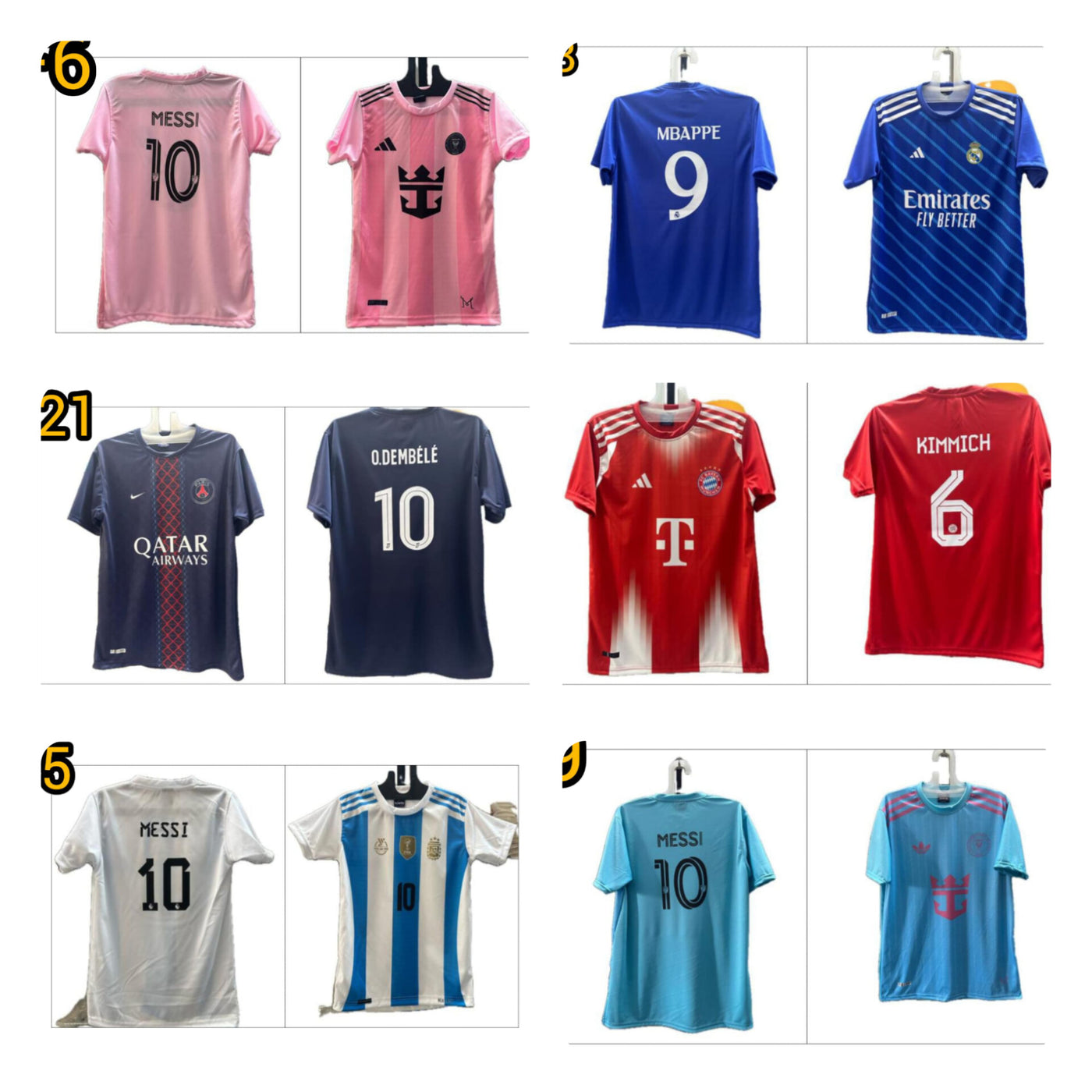 6 Football jersey