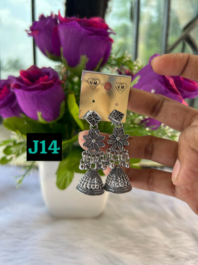 Shahi Combo of 15 Designer Jhumkas